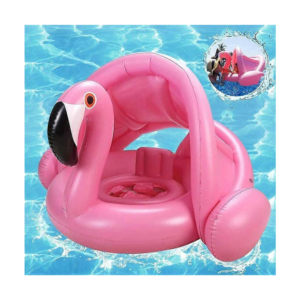 Flamingo Swim Ring, Inflatable Flamingo Swim Ring, Inflatable Baby Swim Ring, Baby Swim Ring With