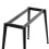 Living And Home Metal Desk Frame Black Desk Base Anti-slip Black Iron Table Frame 4