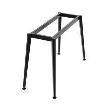 Metal Desk Frame Black Desk Base Anti-slip Black Iron Table Frame