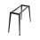 Living And Home Metal Desk Frame Black Desk Base Anti-slip Black Iron Table Frame 1