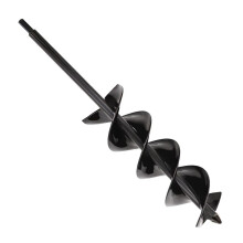 Planting Earth Auger Metal Drill Bit Garden Bulb Hole Digger 40 x 8cm