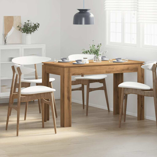 VidaXL (artisan oak) vidaXL Dining Table Kitchen Table Dining Room Dinner Table Engineered Wood 2