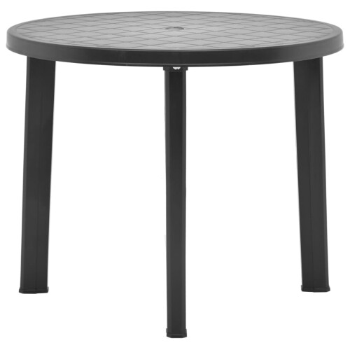 VidaXL (anthracite) vidaXL Coffee Table Outdoor Couch Side Table Dinner Table Garden Stand Plastic
