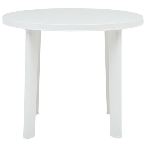 VidaXL (white) vidaXL Coffee Table Outdoor Couch Side Table Dinner Table Garden Stand Plastic 1