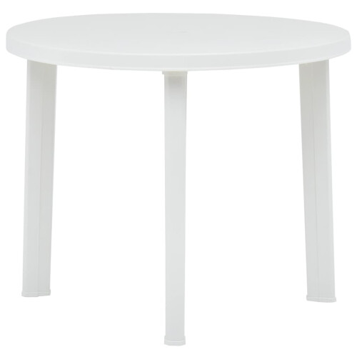 VidaXL (white) vidaXL Coffee Table Outdoor Couch Side Table Dinner Table Garden Stand Plastic