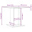 VidaXL (black oak) vidaXL Dining Table Kitchen Dinner Table Dining Room Table Engineered Wood 10