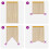 VidaXL (gold) vidaXL 2x String Curtains Room Divider Background 100/140x250 cm Multi Colours 6