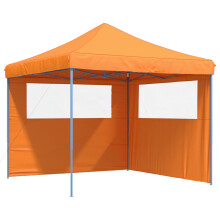 (with 2 sidewalls) vidaXL Foldable Tent Canopy Patio Pavilion Gazebo Pop up Tent Marquee Canopy