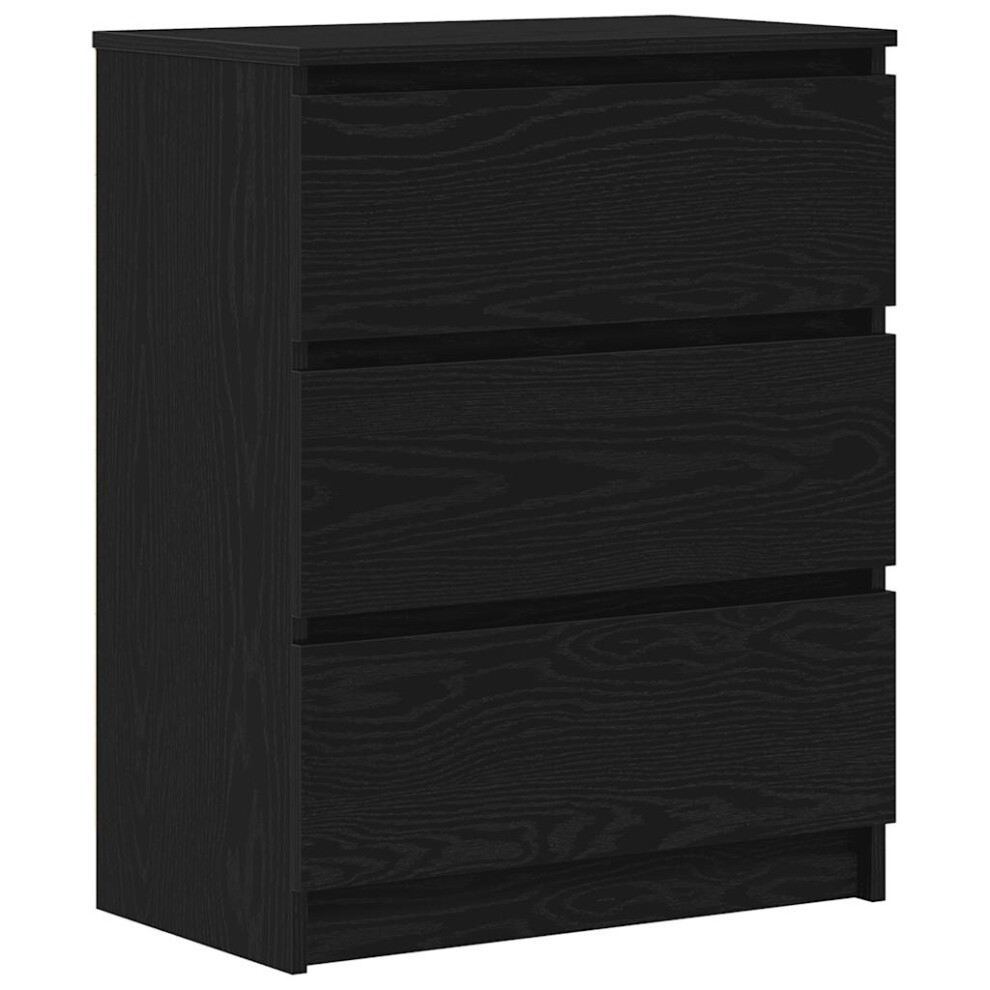 Vidaxl (Black Oak) Sideboard Engineered Wood Storage Side Cabinet Furniture Multi Colours