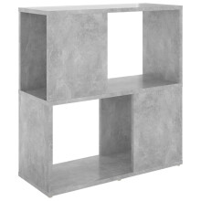 (concrete grey) vidaXL Book Cabinet Highboard Book Rack Display Storage Shelf Engineered wood