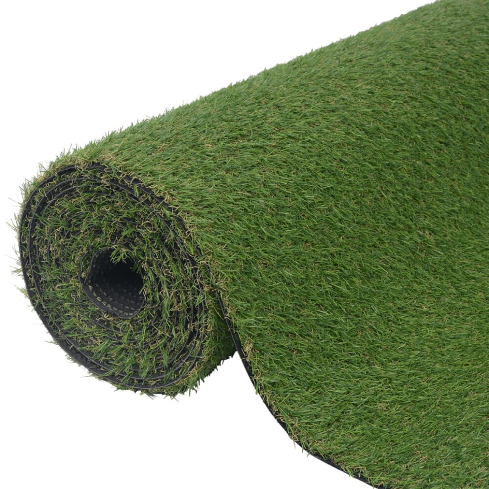 Vidaxl (1X15 M / 20 Mm) Artificial Grass Fake Lawn Synthetic Turf Ground Patio Fake Grass Green