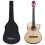 VidaXL (light brown) vidaXL Western Guitar Set 12 Piece with Equalizer and 6 Strings for Beginner 1