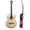 VidaXL (light brown) vidaXL Western Guitar Set 12 Piece with Equalizer and 6 Strings for Beginner 4