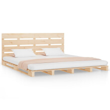 (120 x 190 cm) vidaXL Bed Frame Bedstead Wooden Bed Base Mattress Foundation Solid Wood Pine