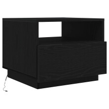 (50 x 49 x 40 cm) vidaXL Coffee Table with LED Lights Hallway Accent End Table Side Sofa Table