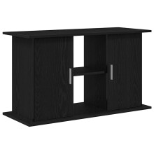 (101 x 41 x 58 cm) vidaXL Aquarium Stand Black Oak 81x36x73 cm Engineered Wood fish tank cabinet