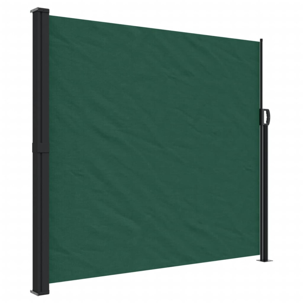 Vidaxl (180 X 500 Cm) Retractable Side Awning Outdoor Privacy Screen Balcony Sunshade Shelter