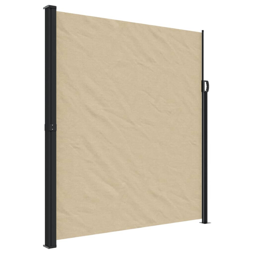 Vidaxl (220 X 300 Cm) Retractable Side Awning Outdoor Privacy Screen Balcony Sunshade Shelter