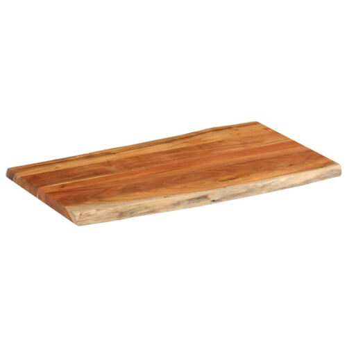 VidaXL (acacia wood, 100 x 60 cm) vidaXL Table Top Replacement Board Desktop Accessory Solid Wood Live Edge 1