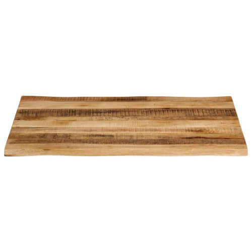 VidaXL (rough mango wood, 110 x 80 cm) vidaXL Table Top Replacement Board Desktop Accessory Solid Wood Live Edge 2