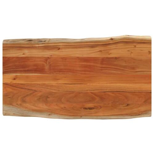 VidaXL (acacia wood, 100 x 60 cm) vidaXL Table Top Replacement Board Desktop Accessory Solid Wood Live Edge