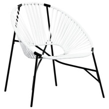 (black and white) vidaXL Garden Egg Chair Black and Light Grey Poly Rattan egg chair garden seat