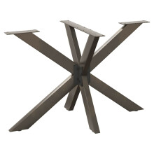 (natural, 120 x 68 x (72-73) cm) vidaXL Dining Table Legs Spider Shape Desk Legs Furniture Legs 2 pcs Steel