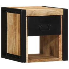 (brown, 1 pcs) vidaXL Bedside Cabinets 2 pcs Multicolour 40x35x40 cm Solid Wood Reclaimed