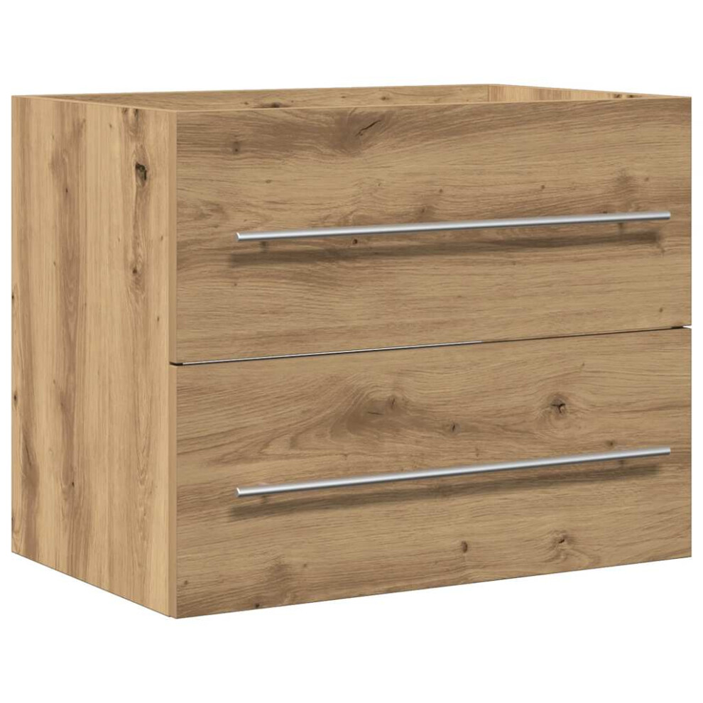 Vidaxl (Artisan Oak, 60 X 38.5 X 48 Cm) Bathroom Sink Cabinet Old Wood 80X38.5x48 Cm Engineered Wood