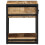 VidaXL (2 pcs) vidaXL Bedside Cabinet 40x40x50 cm Solid Rough Wood Mango bedside table 5