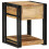 VidaXL (2 pcs) vidaXL Bedside Cabinet 40x40x50 cm Solid Rough Wood Mango bedside table 6