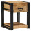 VidaXL (2 pcs) vidaXL Bedside Cabinet 40x40x50 cm Solid Rough Wood Mango bedside table 2