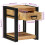 VidaXL (1 pcs) vidaXL Bedside Cabinet 40x40x50 cm Solid Rough Wood Mango bedside table 11