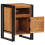 VidaXL (Solid acacia wood) vidaXL Bedside Cabinet 40x40x59 cm Solid Wood Reclaimed bedside table 2