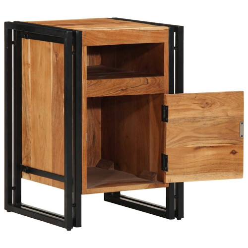 VidaXL (Solid acacia wood) vidaXL Bedside Cabinet 40x40x59 cm Solid Wood Reclaimed bedside table 1