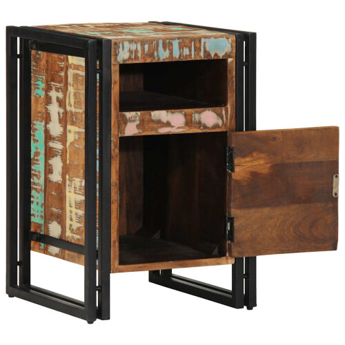 VidaXL (Solid reclaimed wood) vidaXL Bedside Cabinet 40x40x59 cm Solid Wood Reclaimed bedside table 1