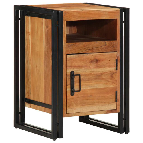 VidaXL (Solid acacia wood) vidaXL Bedside Cabinet 40x40x59 cm Solid Wood Reclaimed bedside table