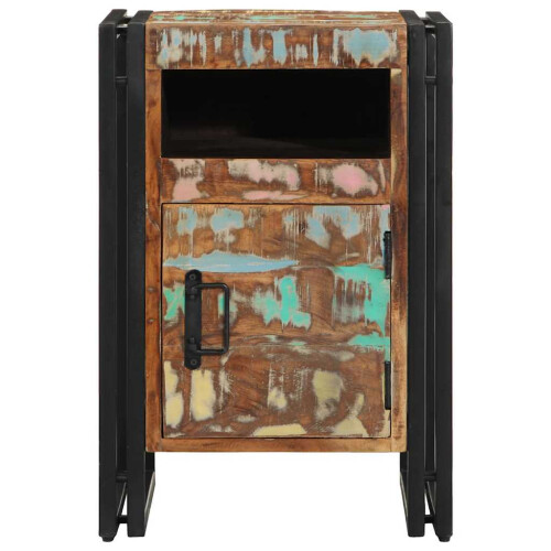 VidaXL (Solid reclaimed wood) vidaXL Bedside Cabinet 40x40x59 cm Solid Wood Reclaimed bedside table 2