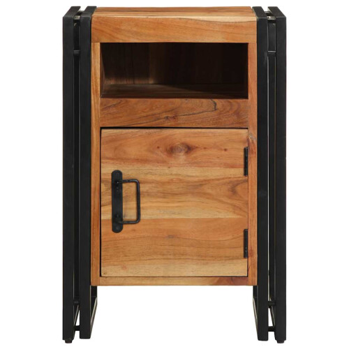 VidaXL (Solid acacia wood) vidaXL Bedside Cabinet 40x40x59 cm Solid Wood Reclaimed bedside table 2