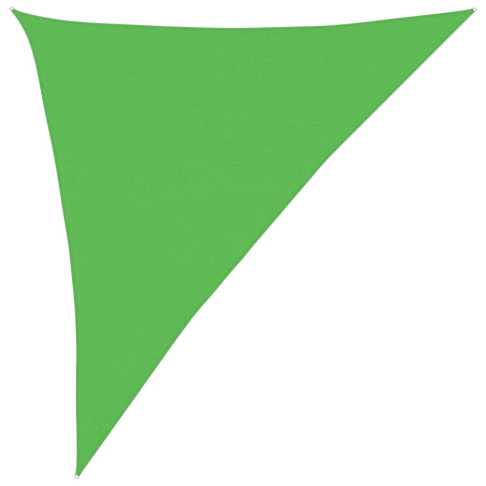 Photos - Parasol VidaXL   Sunshade Sail Canopy Screen Balcony Awning Canopy HDPE Rectangular (light green, 3 x 4 x 5 m)