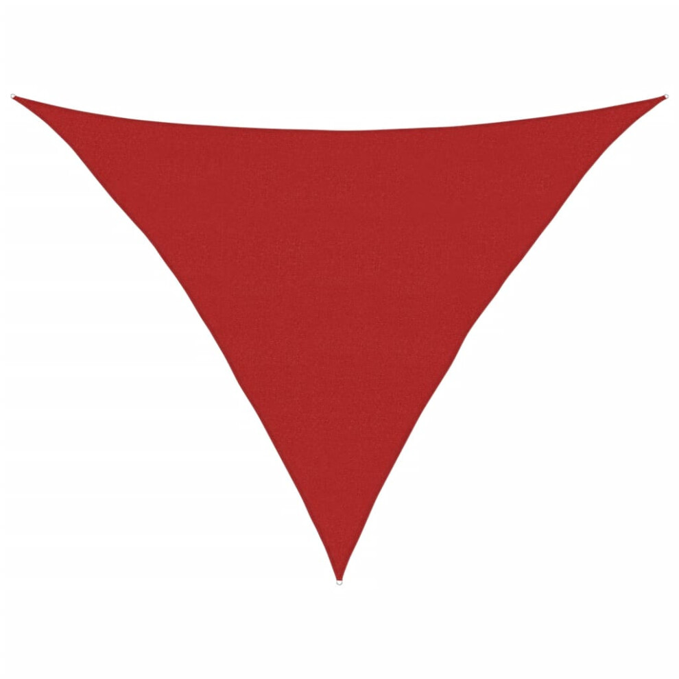 Photos - Parasol VidaXL   Sunshade Sail Canopy Screen Balcony Awning Canopy HDPE Rectangular (red, 5 x 5 x 6 m)