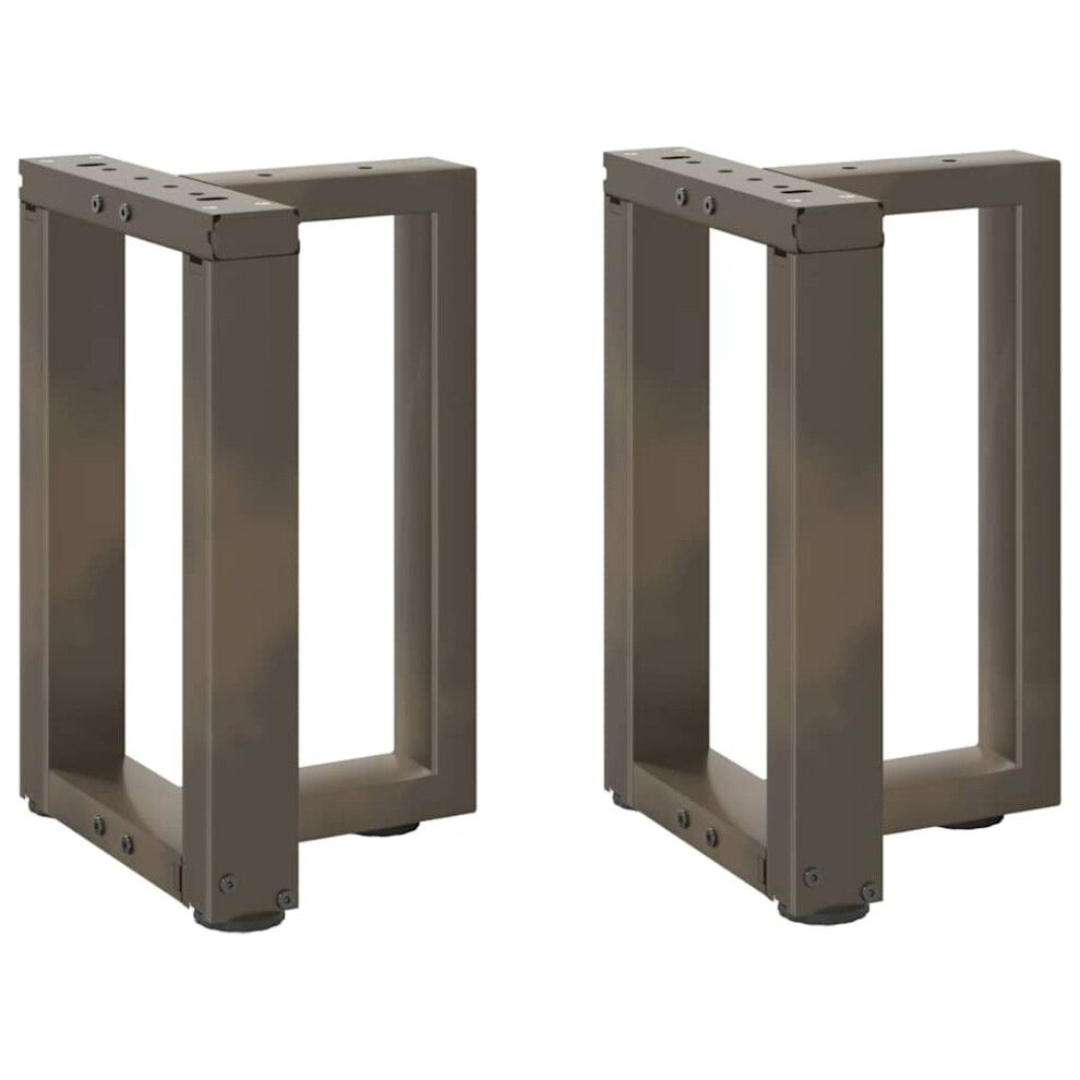 (38 X 25 X (42-43) Cm) Vidaxl Dining Table Legs T-Shapedâ Desk Legs Metal Furniture Legs 2 Pcs Steel 8721158316875