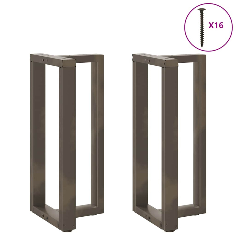 (40 X 35 X (90-91) Cm) Vidaxl Dining Table Legs T-Shapedâ Desk Legs Metal Furniture Legs 2 Pcs Steel 8721158317353