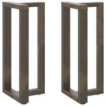 (50 x 35 x (90-91) cm) vidaXL Dining Table Legs T-Shaped Desk Legs Metal Furniture Legs 2 pcs Steel