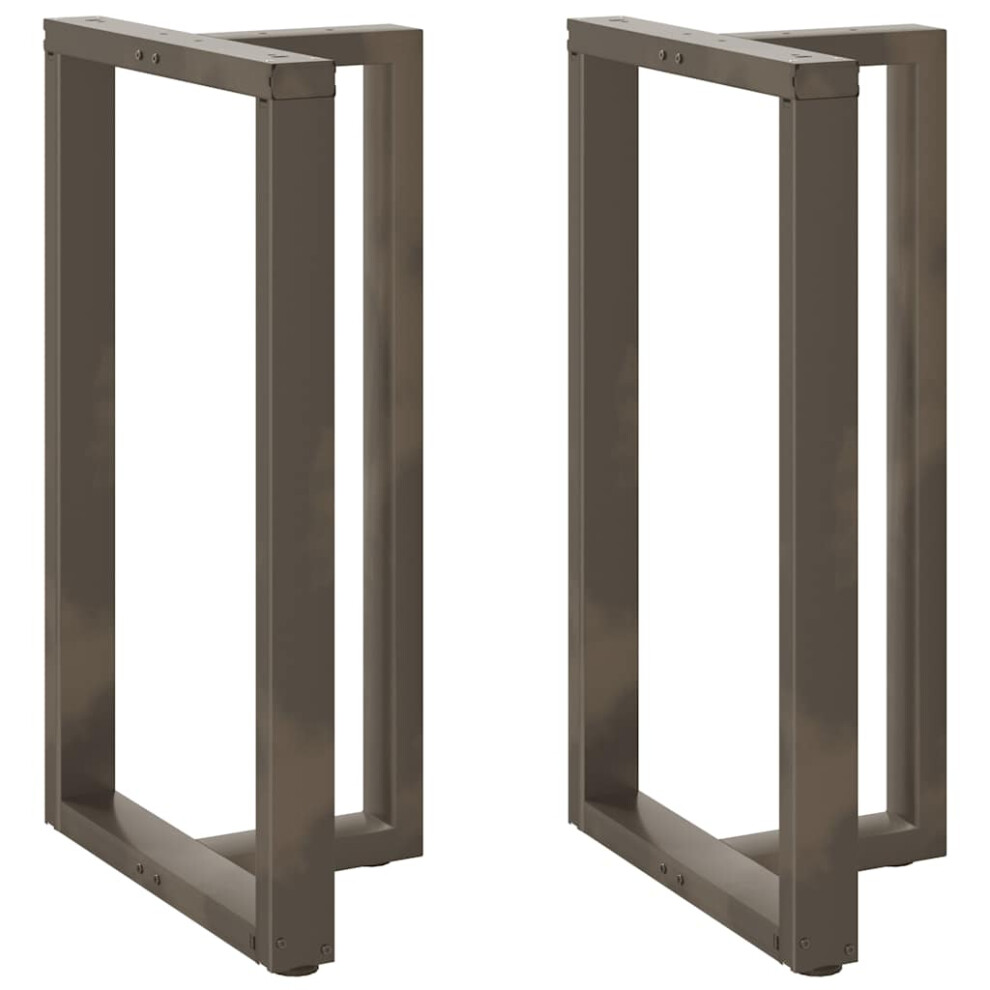 (60 X 35 X (100-101) Cm) Vidaxl Dining Table Legs T-Shapedâ Desk Legs Metal Furniture Legs 2 Pcs Steel 8721158317551
