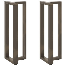 (40 x 35 x (110-111) cm) vidaXL Dining Table Legs T-Shaped Desk Legs Metal Furniture Legs 2 pcs Steel