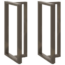 (60 x 35 x (110-111) cm) vidaXL Dining Table Legs T-Shaped Desk Legs Metal Furniture Legs 2 pcs Steel