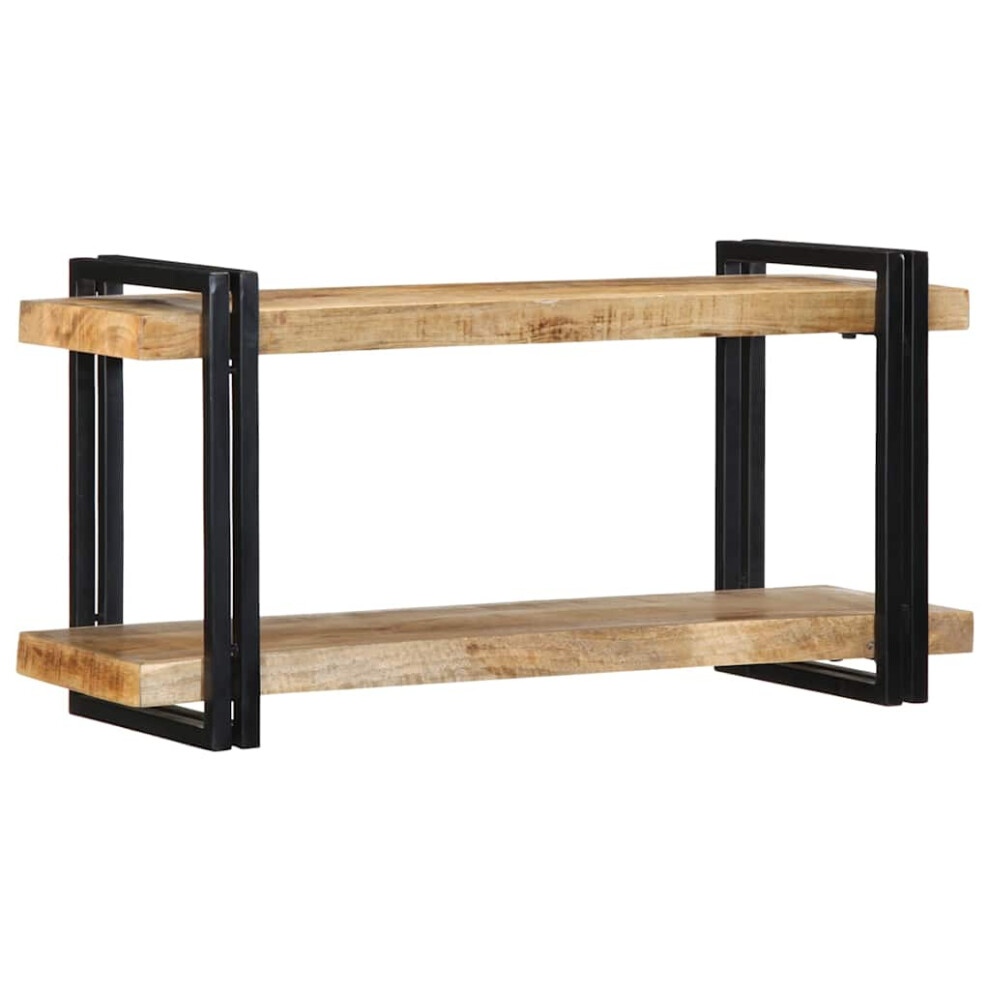 New Vidaxl (Solid Rough Mango Wood, 90 X X 45 Cm) Wall Shelf 70X33x35 Cm Solid Wood Acacia Floating Shelf Size 33