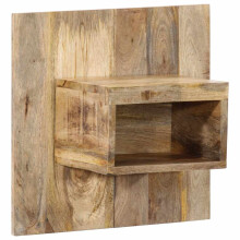 (Solid rough mango wood, 50x27x50 cm/ 1 pcs) vidaXL Bedside Cabinet Nightstand Bed Cabinet Multicolour Solid Wood Reclaimed