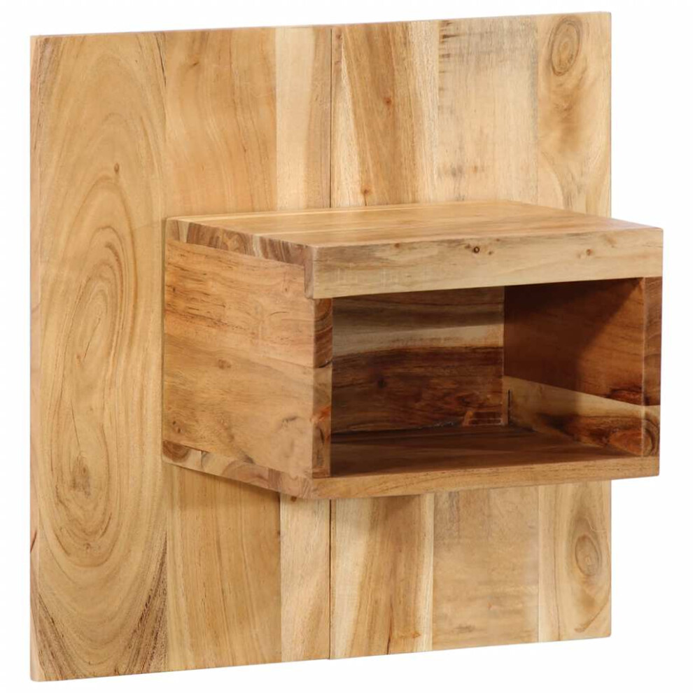 Vidaxl (Solid Acacia Wood, 50X27x50 Cm/ 2 Pcs) Bedside Cabinet Nightstand Bed Cabinet Multicolour Solid Wood Reclaimed